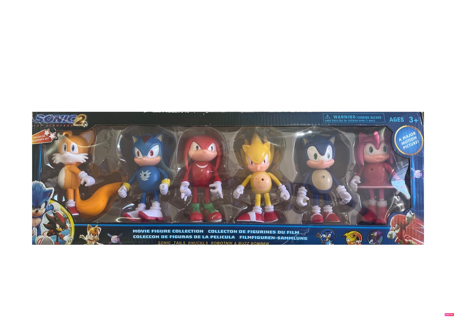juguetes - KIT DE SONIC 2. Cantidad 6 personajes, Figuras de coleccion. 0