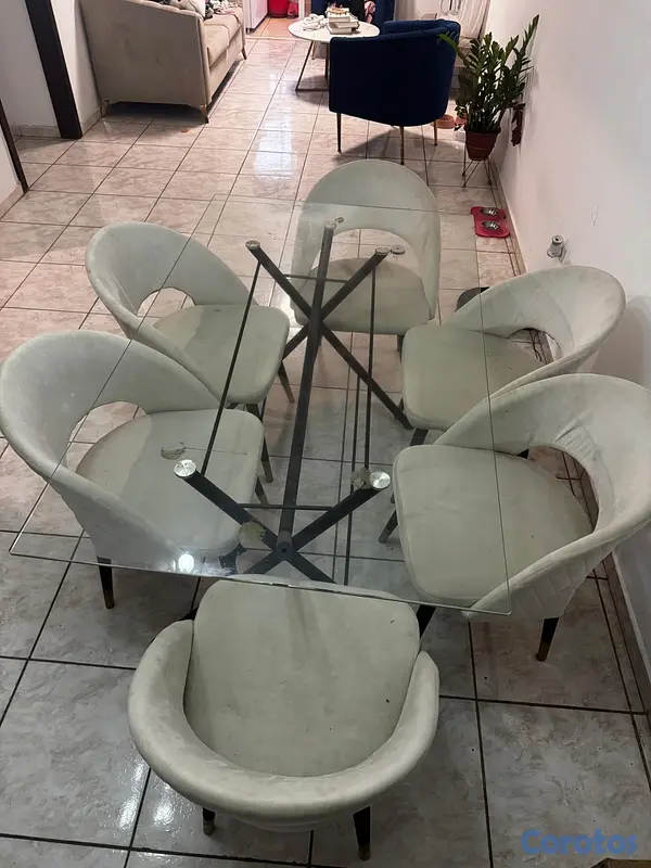 muebles y colchones - JUEGO DE COMEDOR DE 6 SILLAS 2