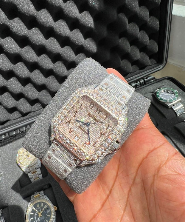 joyas, relojes y accesorios - Cartier Santo de diamante 💎