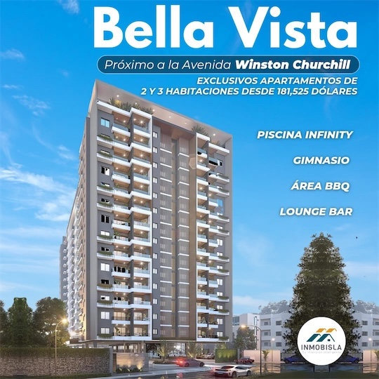 apartamentos - Apartamentos en BELLA VISTA (próx a la ave. Winston Churchill) desde US$ 179,000