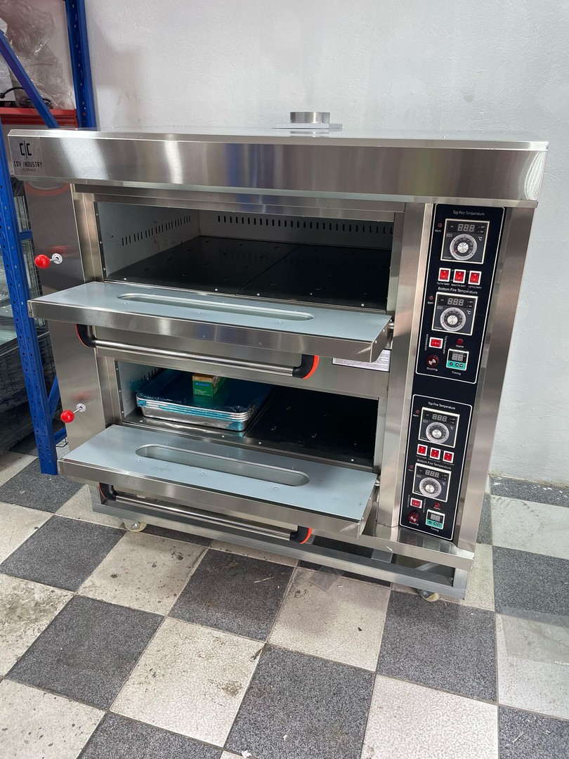 equipos profesionales - Horno cocina industrial de doble cabina para carnes pan pizza reposteria 6