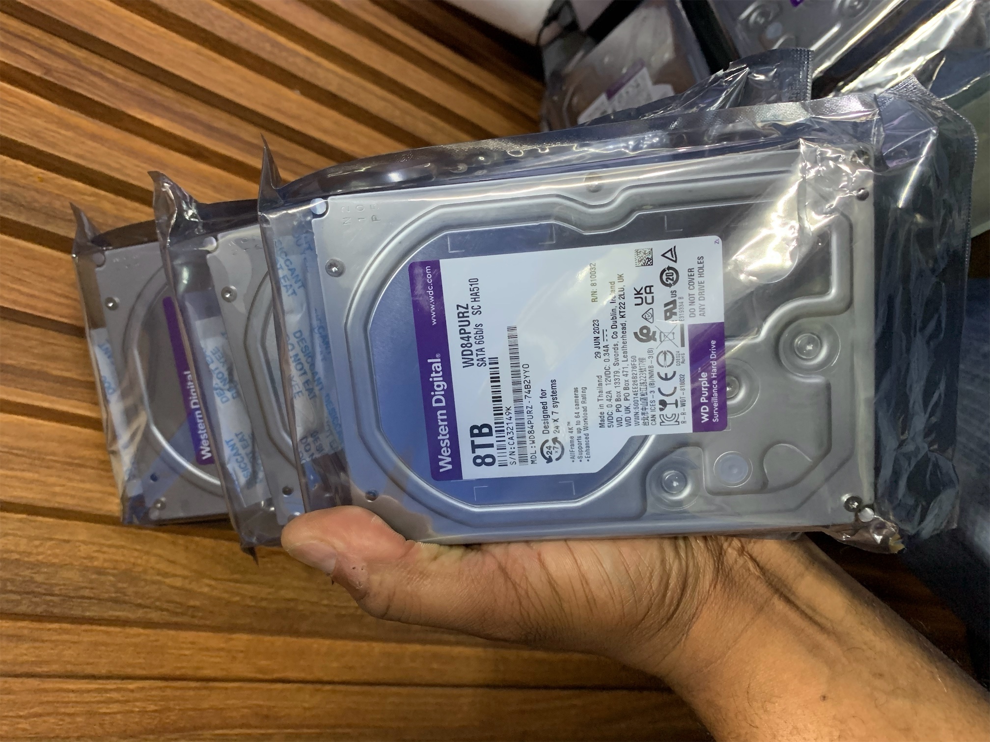 camaras y audio - disco para CCTV 8TB  2