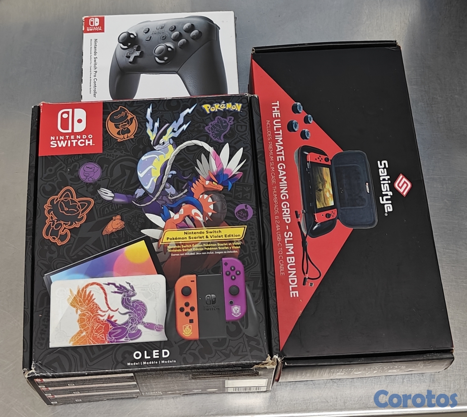 consolas y videojuegos - ▶️ Nintendo Switch Oled + Accesorios, Leer Descripción...