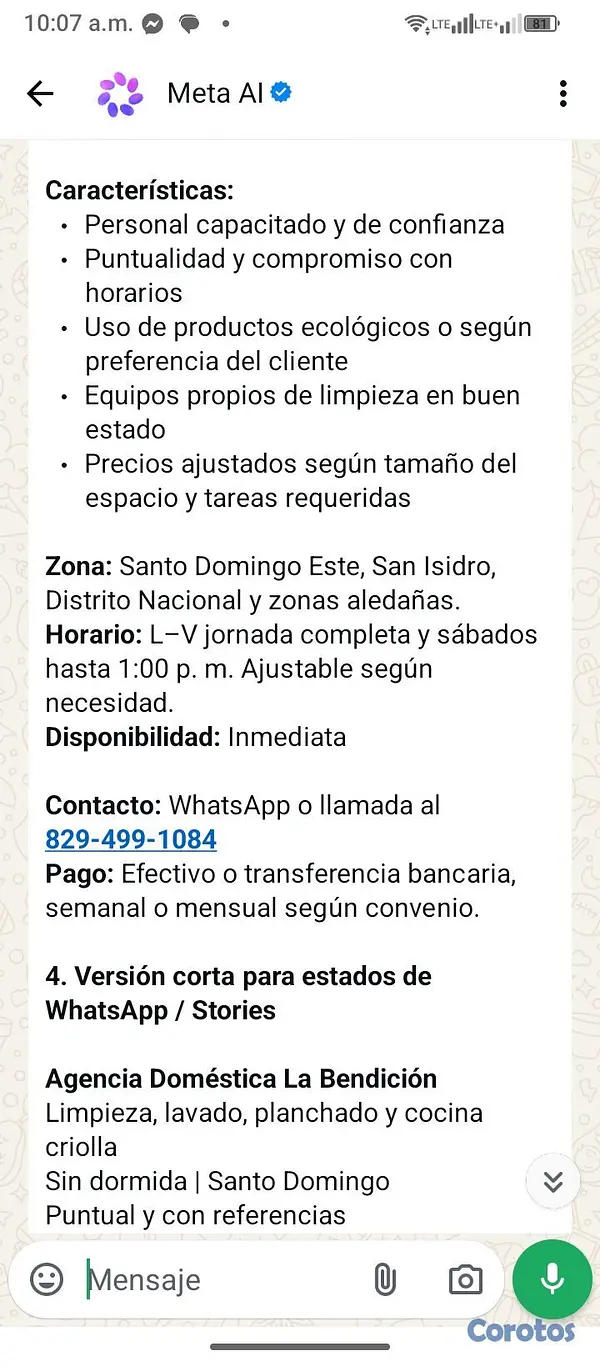 candidatos - Agencia den pleo la Bendicion  3