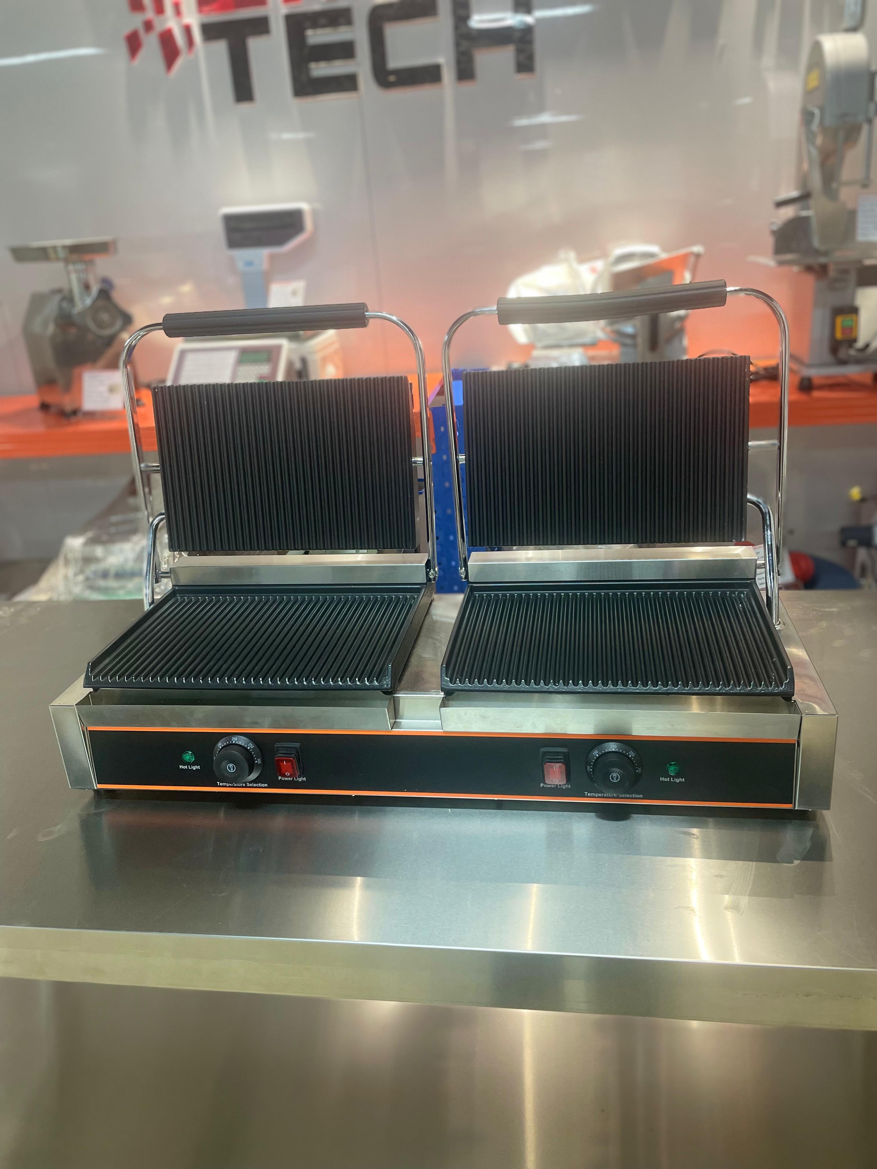equipos profesionales - Tostadora parrilla grill doble electrica 8