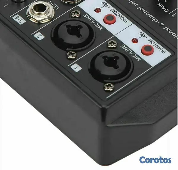 otros electronicos - Mezcladora de 2 canales con usb 2.0 4