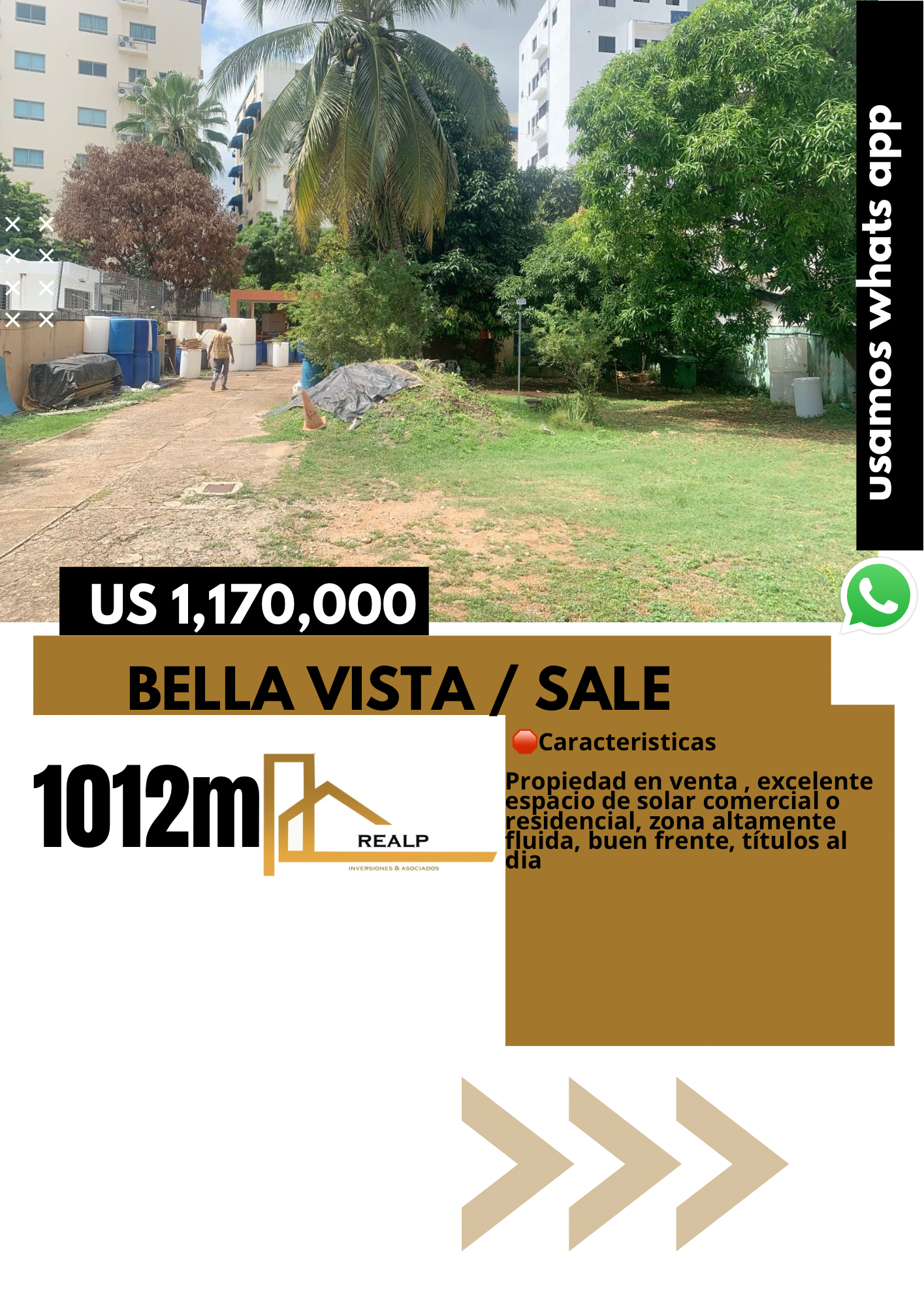 solares y terrenos - Solar en Venta en Bella vista  0