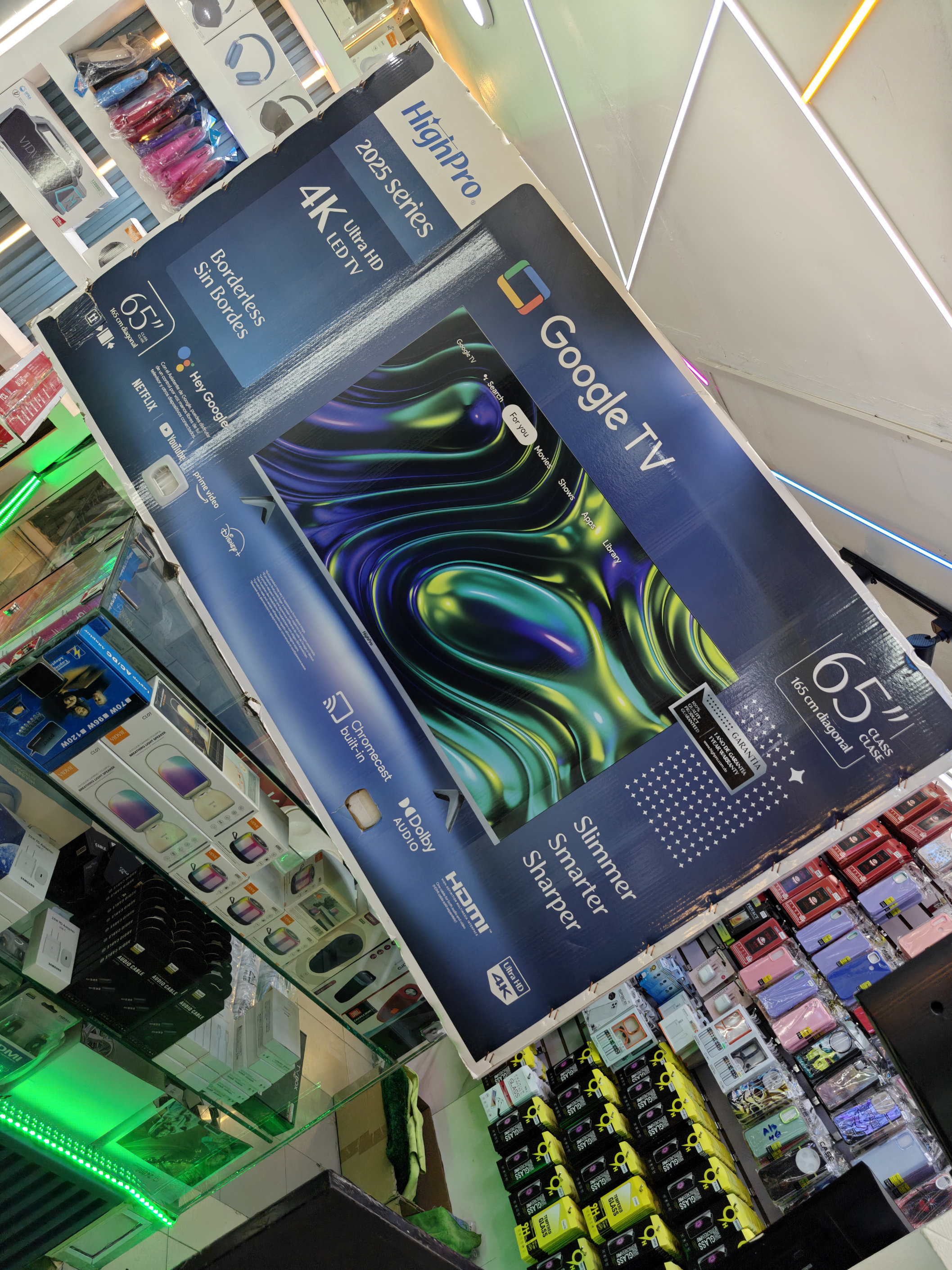 tv - Smart TV HighPro 65 pulgadas 4k GOOGLE 