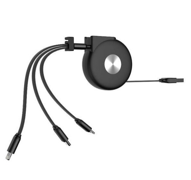 accesorios para electronica - Cable 3 en 1 tipo c y tipo Lightning para iPhone  1