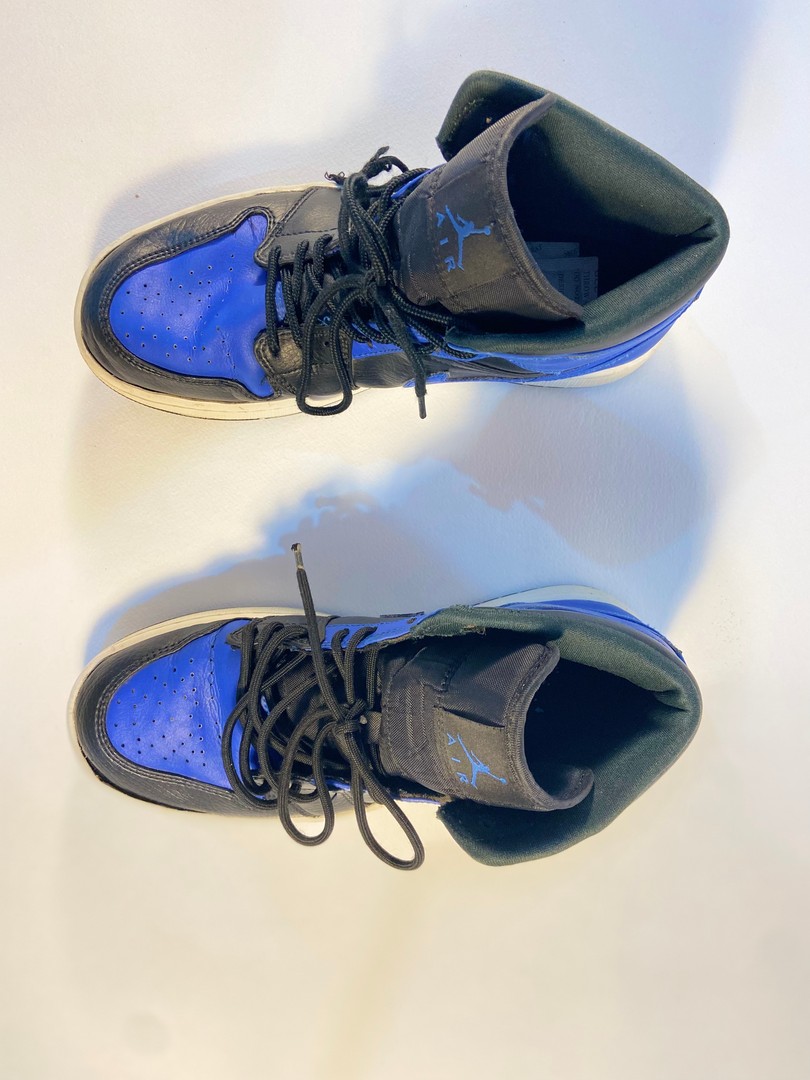 zapatos para hombre - ¡De oportunidad! Tenis Nike Air Jordan Azul, blanco y negro 3
