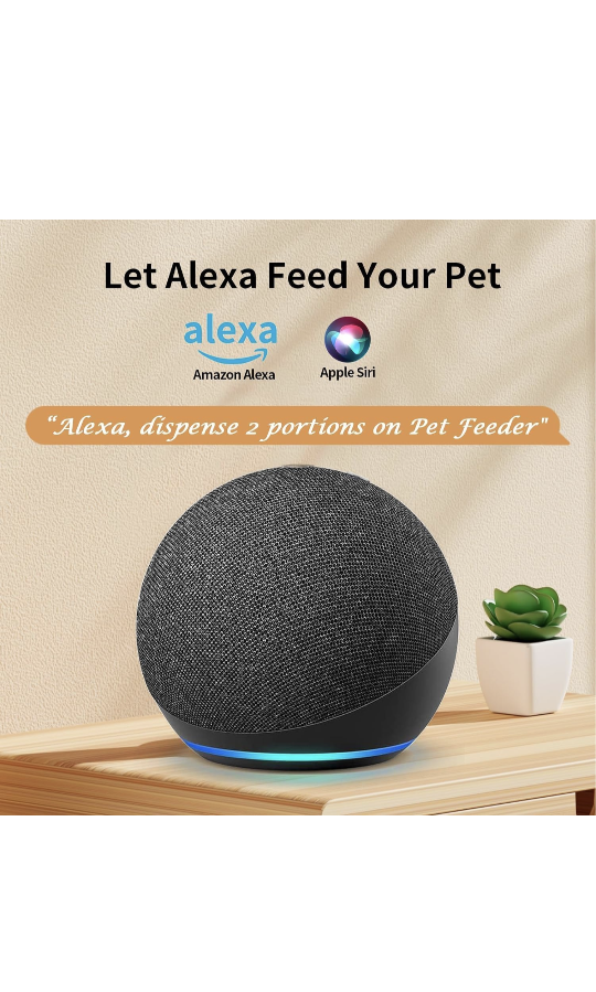 animales y mascotas - Comedero inteligente para mascotas con Alexa. 2