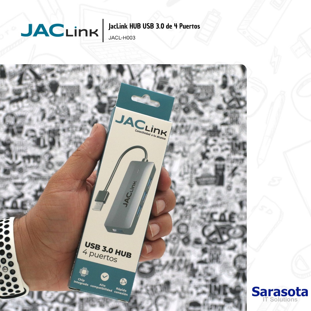 accesorios para electronica - Jaclink Hub Multipuertos USB 3.0 (Somos Sarasota) 1