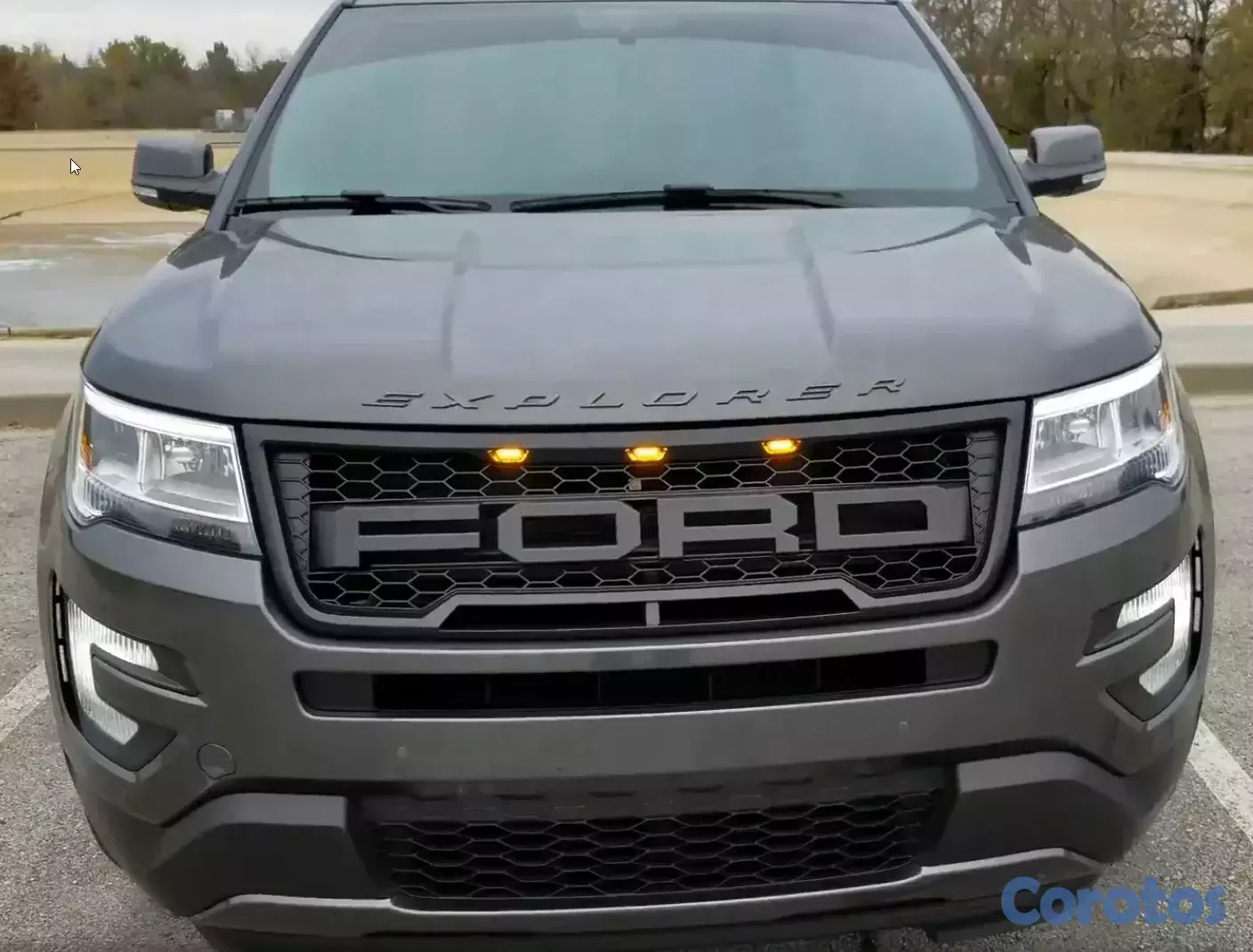 accesorios para vehiculos - parrilla tipo Raptor, Para ford explorer 2016-2018 7