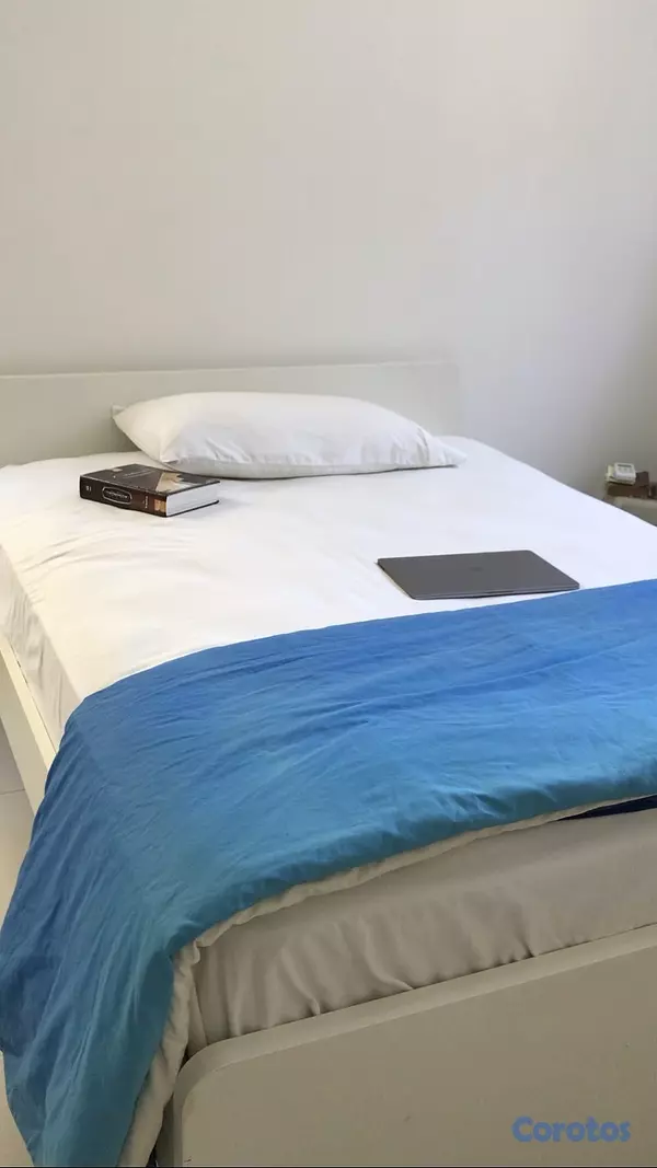 muebles y colchones - Base de Cama Blanca 4