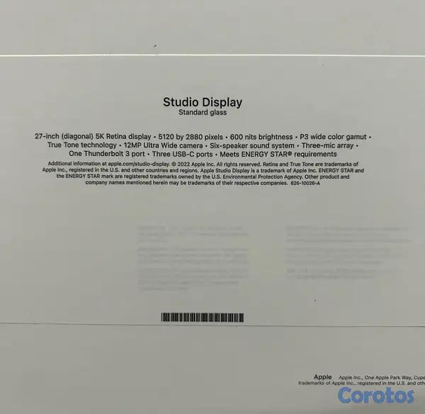 computadoras y laptops - 🖥 APPLE STUDIO DISPLAY 27" 5k SELLADO OFERTA 2