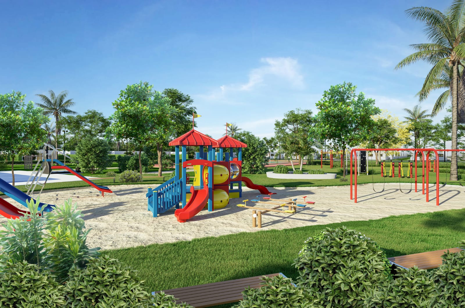 casas - Casas 3Hab Listos 2027 c/Piscina, Parque, Cancha 1