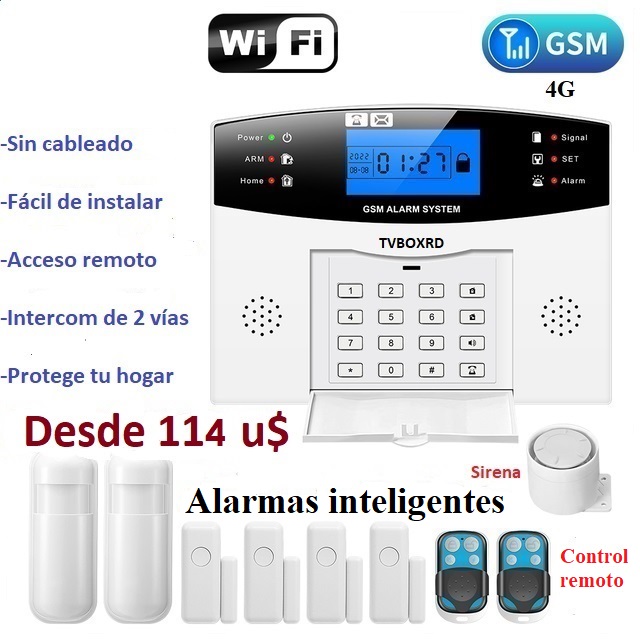 otros electronicos - Alarmas inteligentes sin cableado
