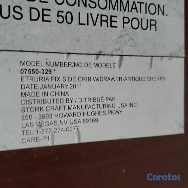 muebles - Cuna Madera Americana. Convertible. Cama cuna. 3 n 2