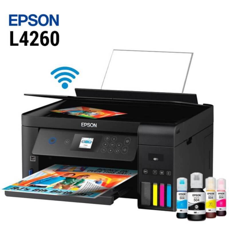 impresoras y scanners - EPSON L4260 ,COPIA,SCANER,DUPLEX-WI-FI , BOTELLA DE TINTA  0