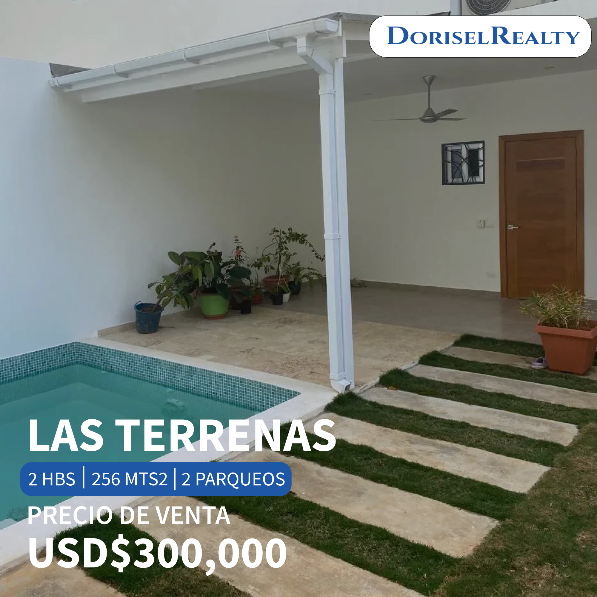 casas vacacionales y villas - VENTA DE HERMOSA VILLA AMUEBLADA EN LAS TERRENAS