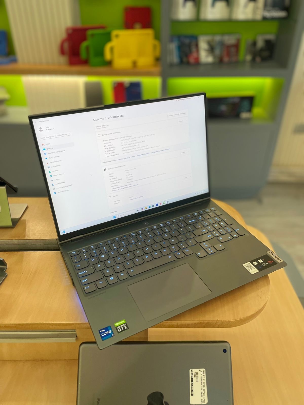 computadoras y laptops - LAPTOP LENOVO LEGION 11TH GENERACIÓN INTEL CORE I716Gb DE RAM1Tb SSD 1