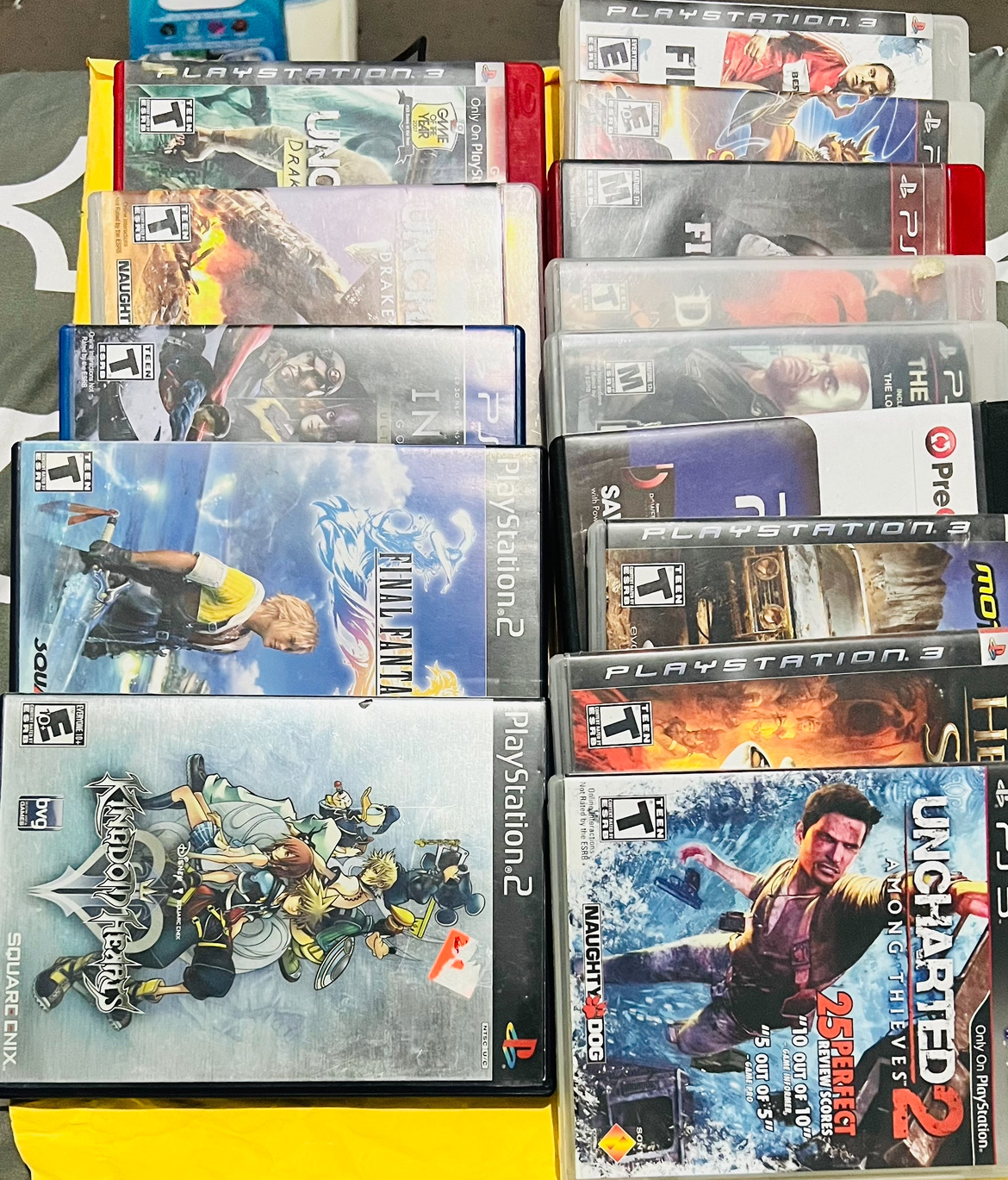 consolas y videojuegos - VENTA DE VIDEO JUEGOS 2PS2 - 10PS3 - 1 PS4 con consola para repuesto+(1)control 1
