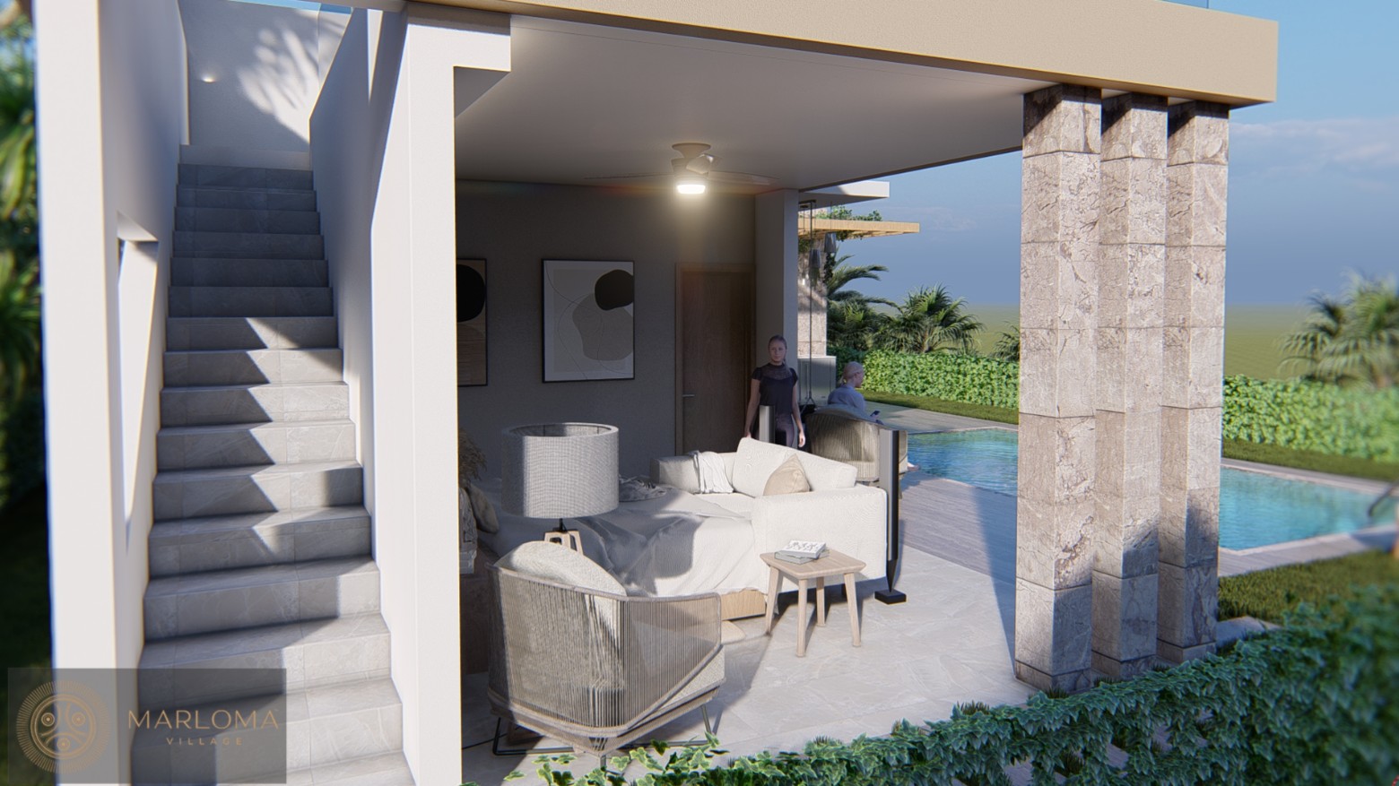 casas vacacionales y villas - Proyecto de villas y solares en Cupey Puerto Plata 3