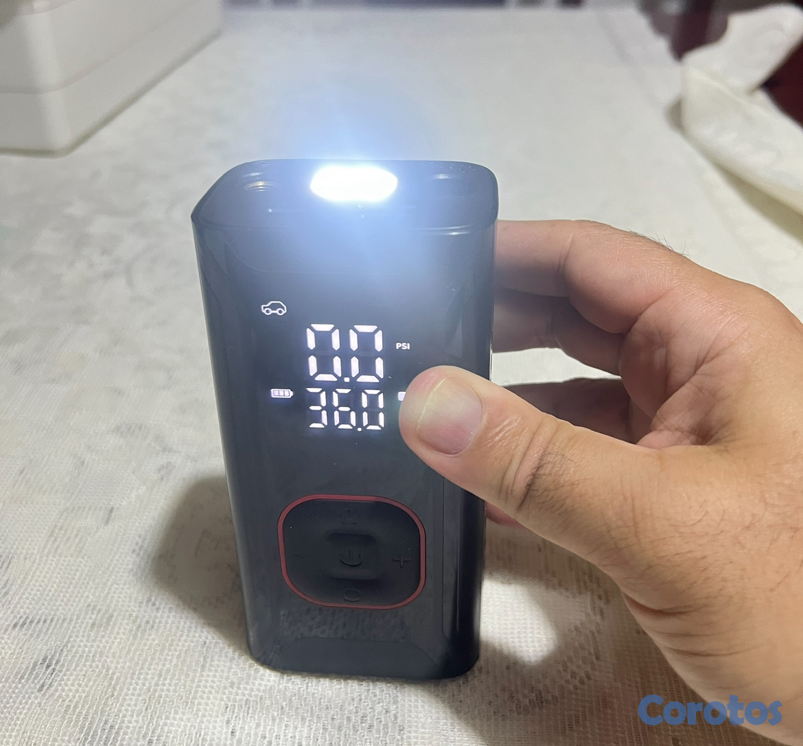 accesorios para vehiculos - Bomba de aire portátil y powerbank  1