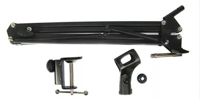 camaras y audio - Soporte de mesa de microfono condensador  2