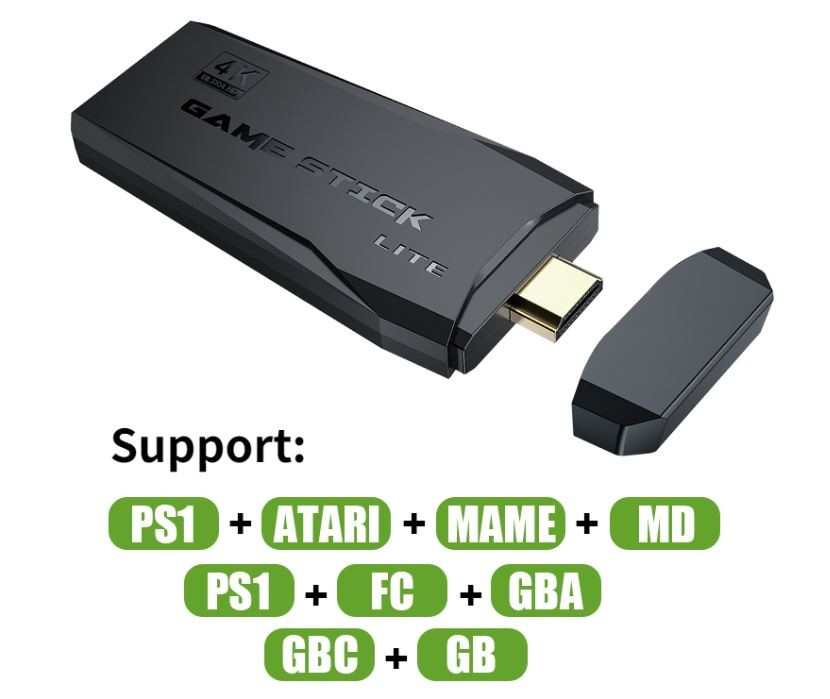 consolas y videojuegos - Consola Gamestick retro 2.4g  wireless 2