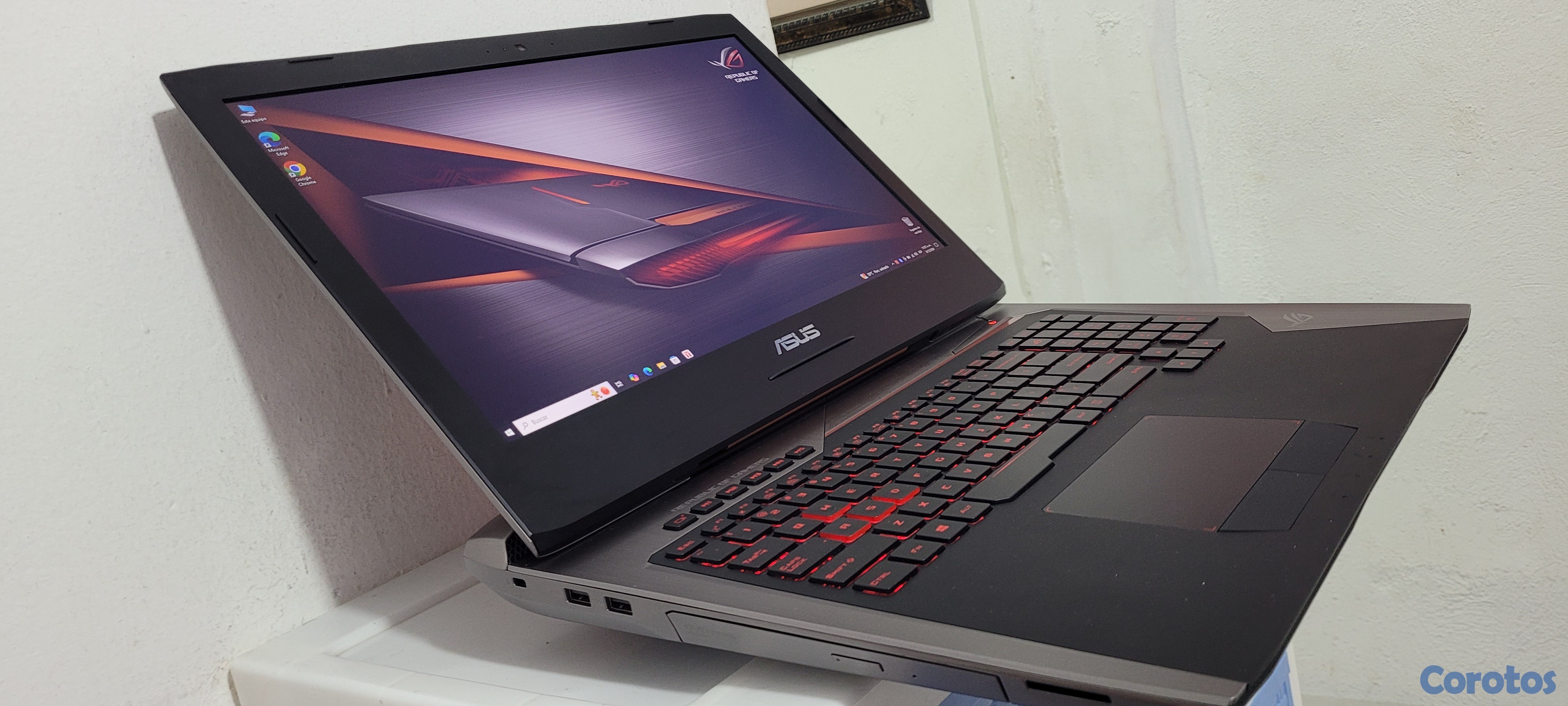 computadoras y laptops - Asus Gamer 17.3 Pulg Core i7 2.7ghz Ram 32gb disco 256gb SSD Y 1tb Gtx 1070 8gb  1