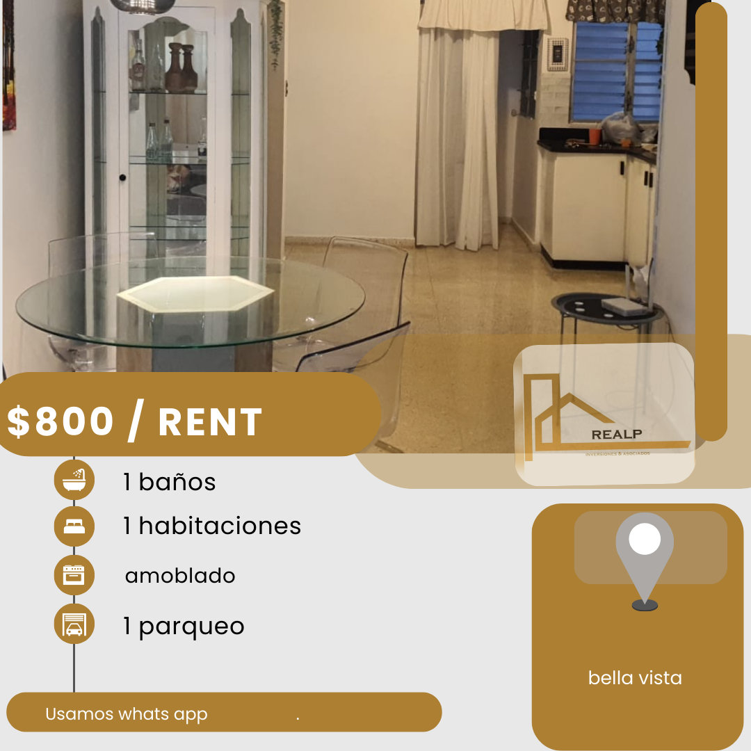 apartamentos - hermoso apartamento en una zona céntrica bella vista  0