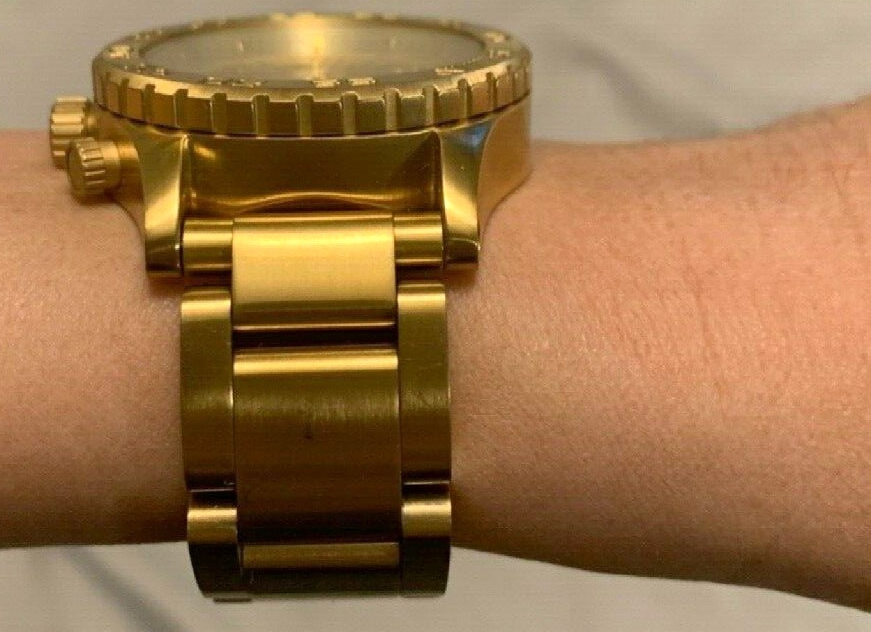 joyas, relojes y accesorios - Reloj NIXON 100% Original con baño en oro como nuevo 7