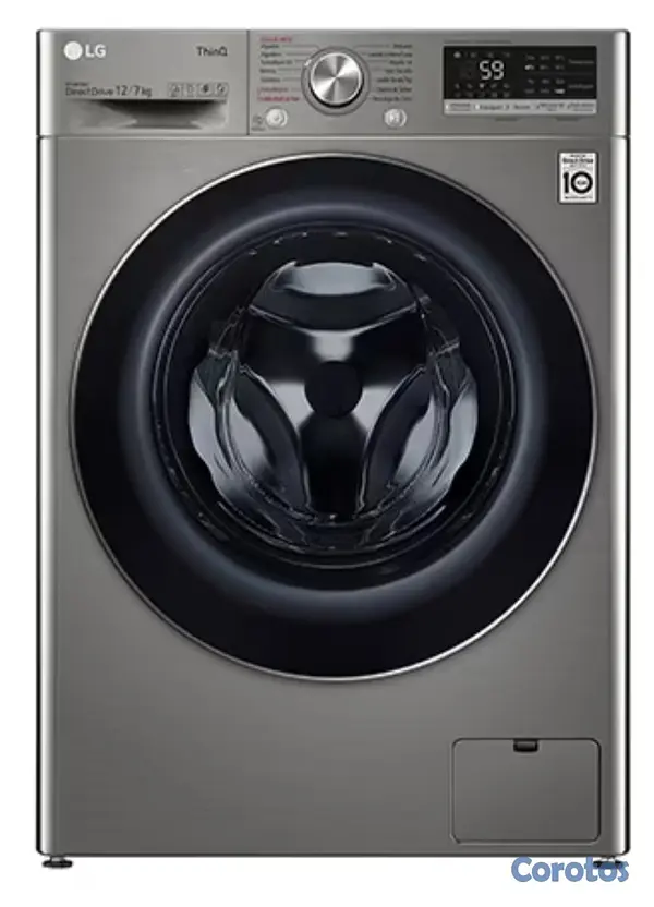electrodomesticos - Tarjeta de lavadora secadora LG WD12VVC3S6C 7