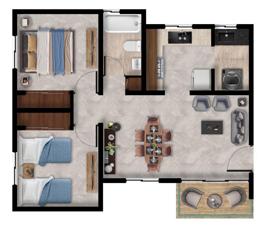 apartamentos - NUEVO PROYECTO DE APARTAMENTOS EN LOS FRAILES 5