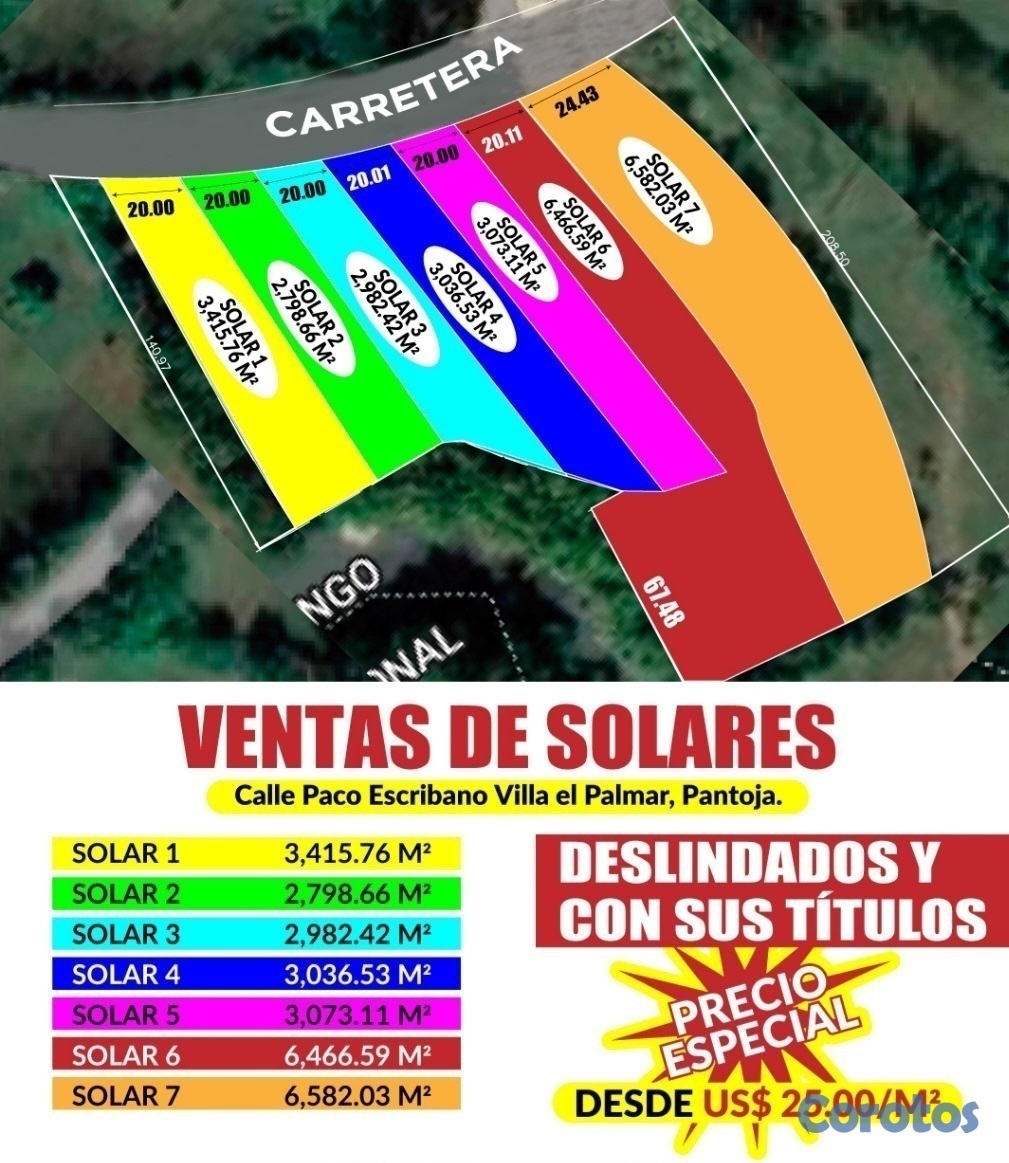 solares y terrenos - Solar con titulo en pantoja