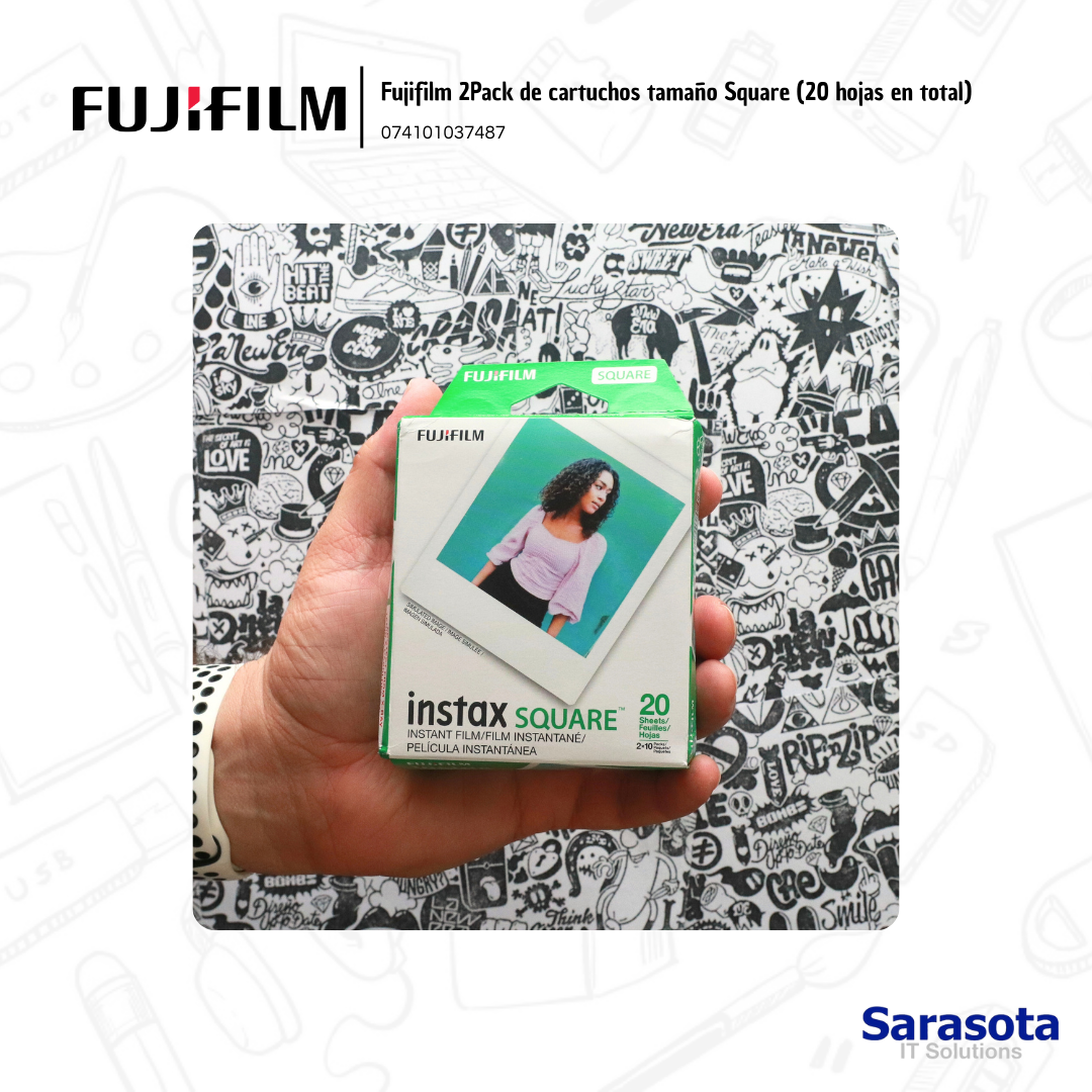 accesorios para electronica - Instax Square 2 pack de cartuchos de 10 fotos 1
