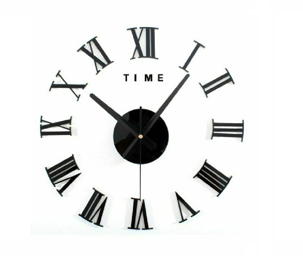 decoración y accesorios - Armable Reloj Romano Sticker Acrilico de Pared Nuevo