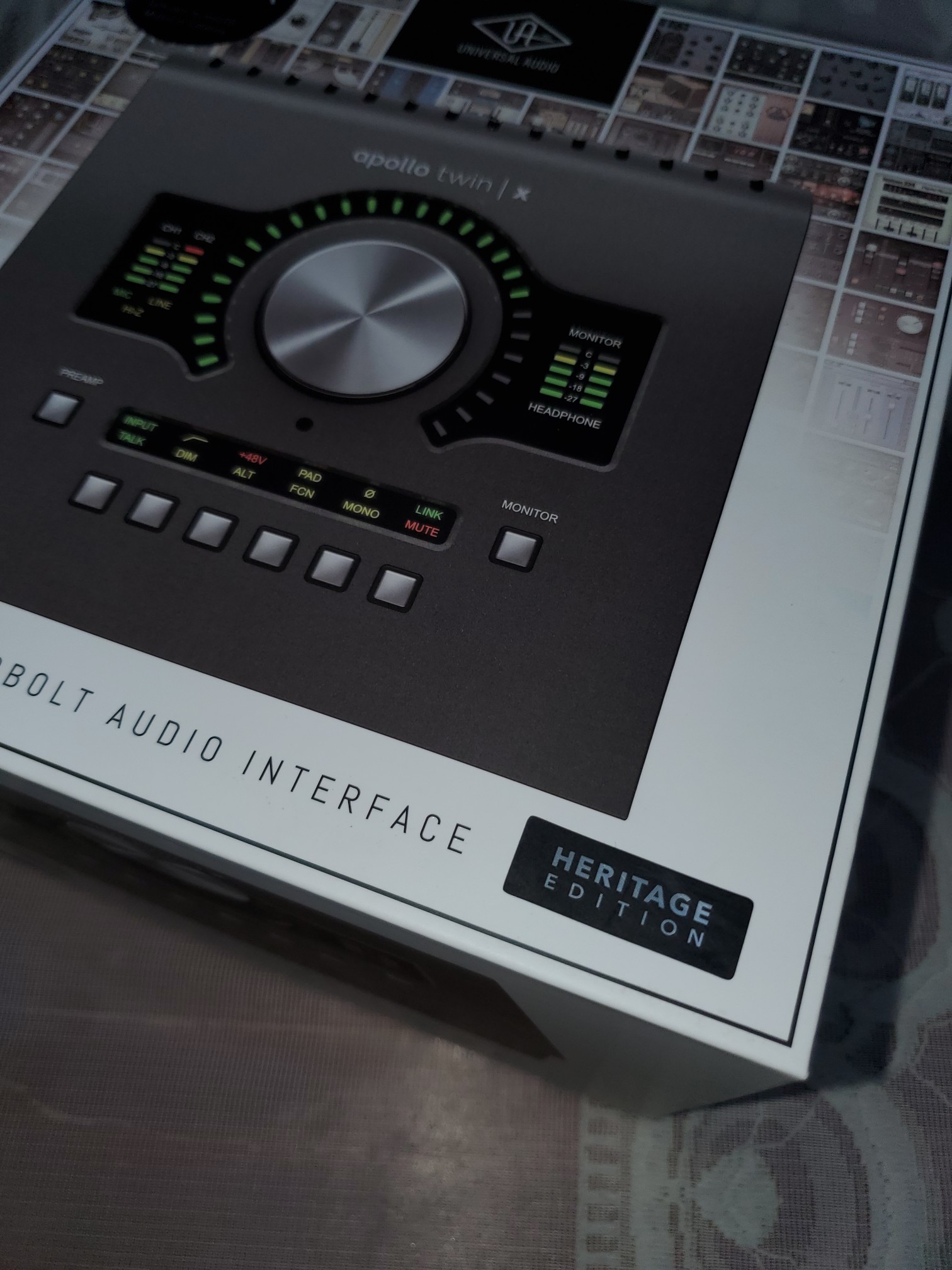 accesorios para electronica - Interfaz de audio Apollo Twin X DUO "Heritage Edition" Thunderbolt 3  