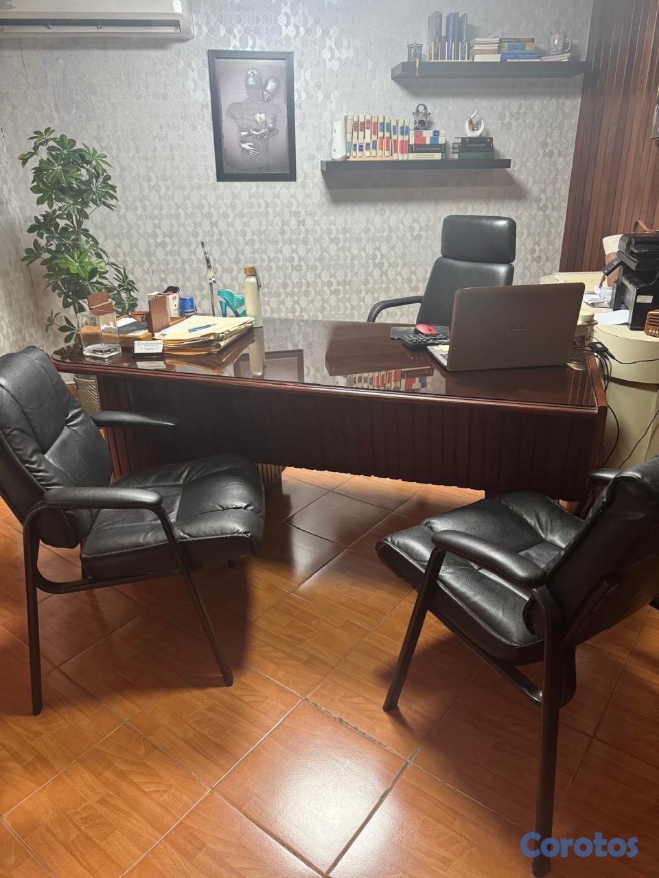 articulos de oficina - ESCRITORIO EN PINO TRATADO