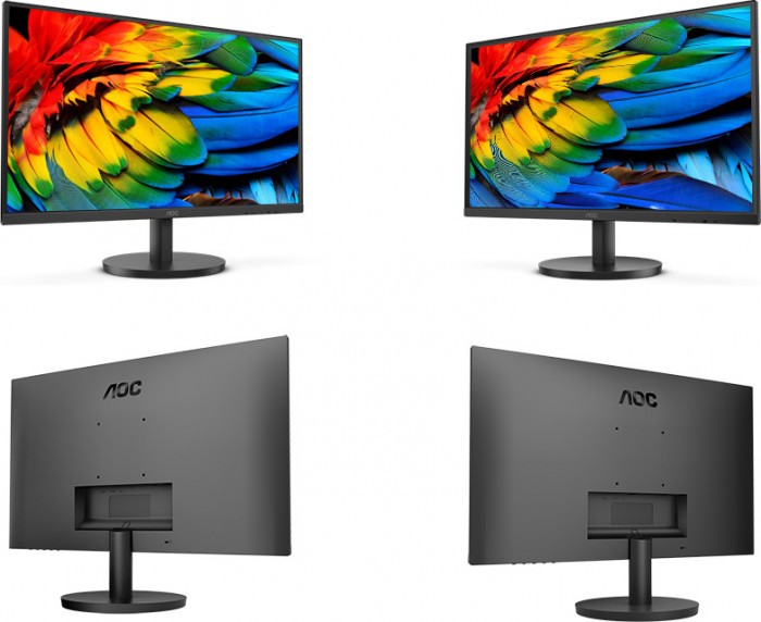 computadoras y laptops - MONITOR AOC 27" FHD 1920X 1080, VESA, 4MS HDMI 75HZ, VGA 60HZ, 250 CD/M², 3.5MM  1