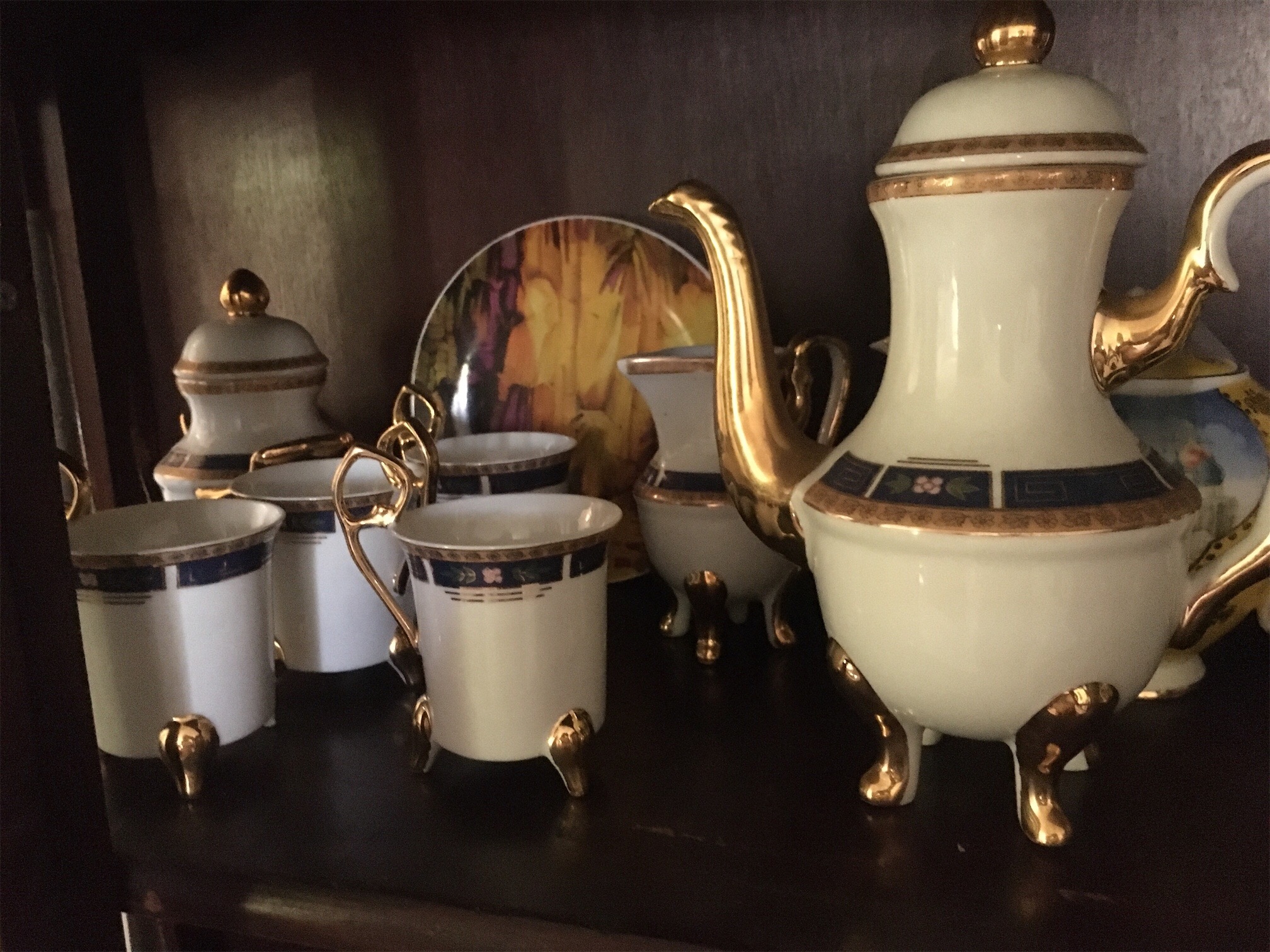 arte y antigüedades - Juego de tazas de té/café antiguas 0