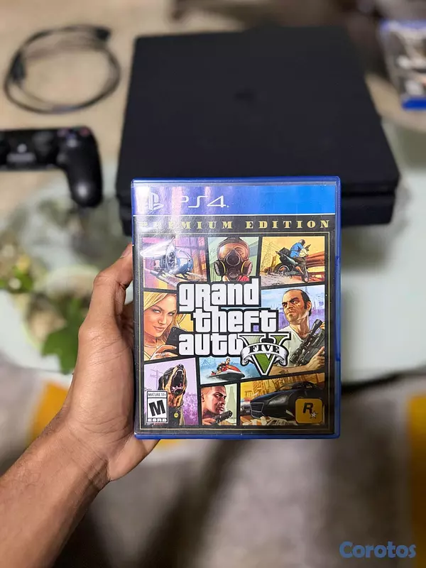 consolas y videojuegos - PS4 Slim 1TB - 2 juegos incluidos🎮 5