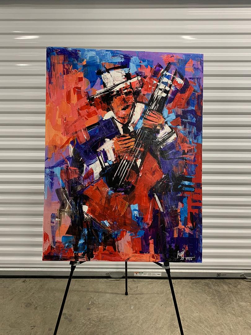 decoración y accesorios - Vendo Obras de Sexfrain Linares, 30 x 40 pulgadas, tecnica mixta, varios temas 0