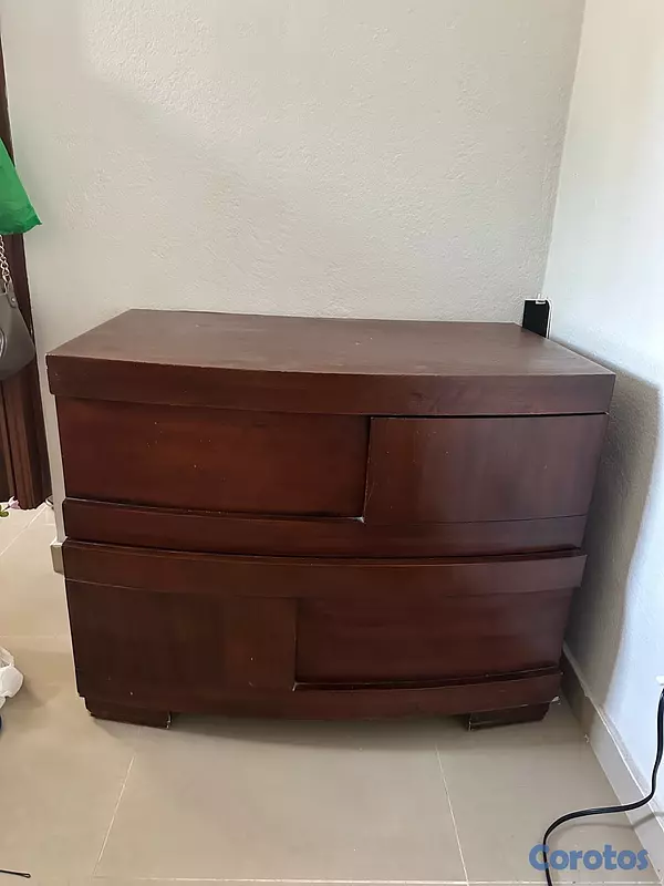 muebles y colchones - juego de habitación en caoba  3