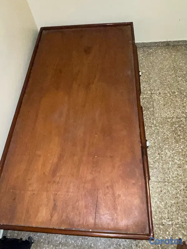 muebles y colchones - Base de cama twin clásica (Caoba & Pino tratado) 3