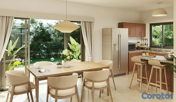casas - Venta de casas de 2 habitaciones 2 baños en proyecto cerrado  en bávaro 6