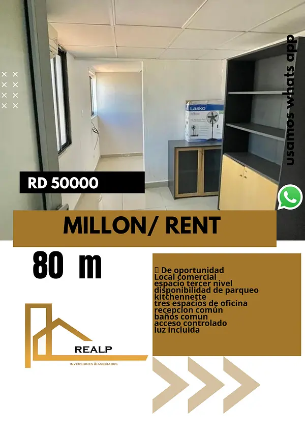 oficinas y locales comerciales - Local céntrico millon 80m 1