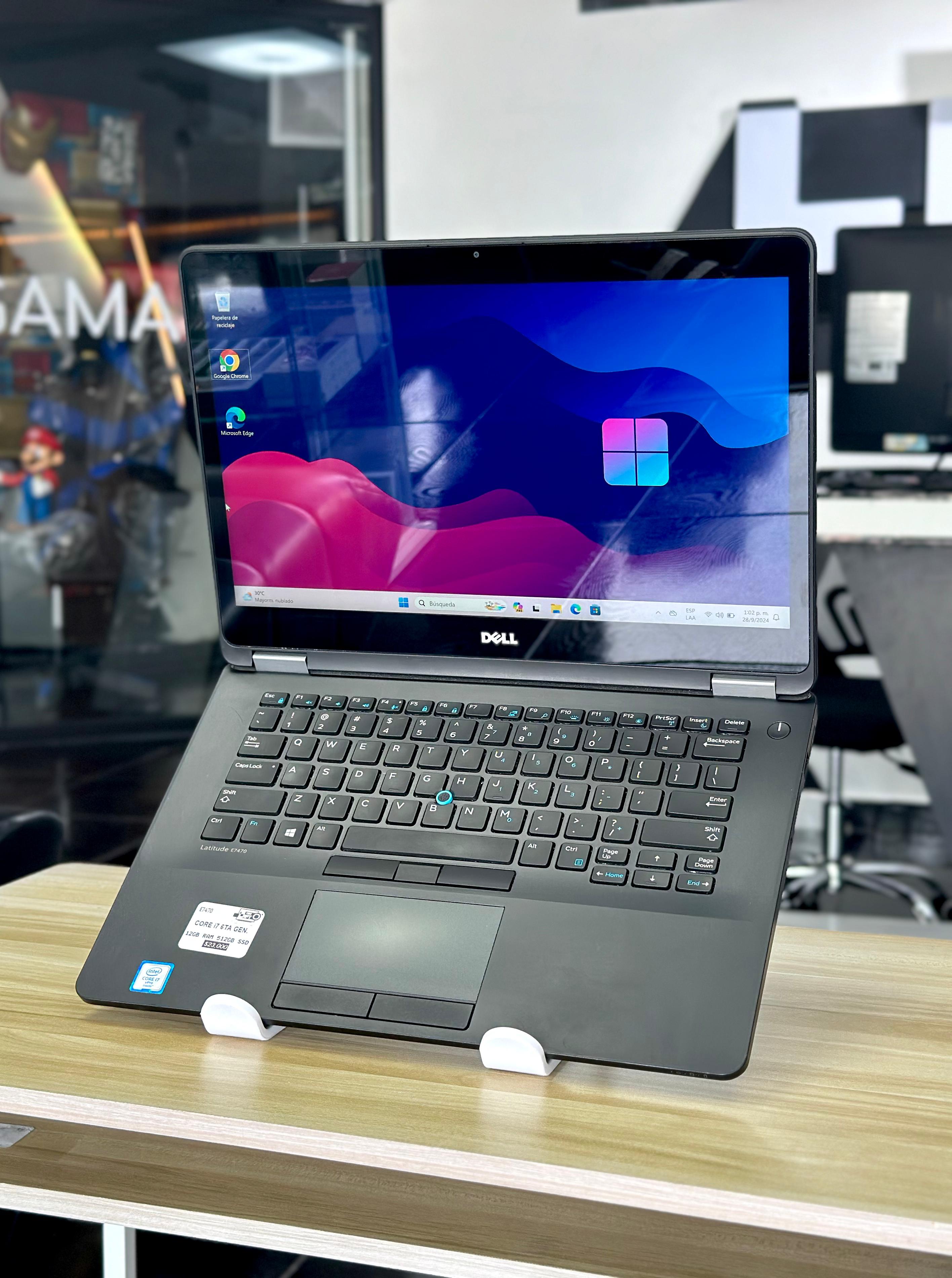 computadoras y laptops - I7 TOUCH DELL 7470 $22,990 3