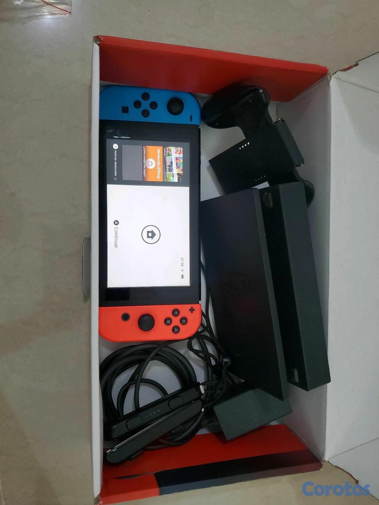 consolas y videojuegos - NINTENDO SWITCH EN MUY BUEN ESTADO CON SU CAJA. EN OFERTA RD9,000.  3